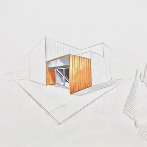 In unseren Architektur Workshops lernen Sie, wie Sie ihre Skizzen mit professionellen Markertechniken visualisieren können.