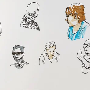 Urban Sketching Beispiel Skizzenbuch