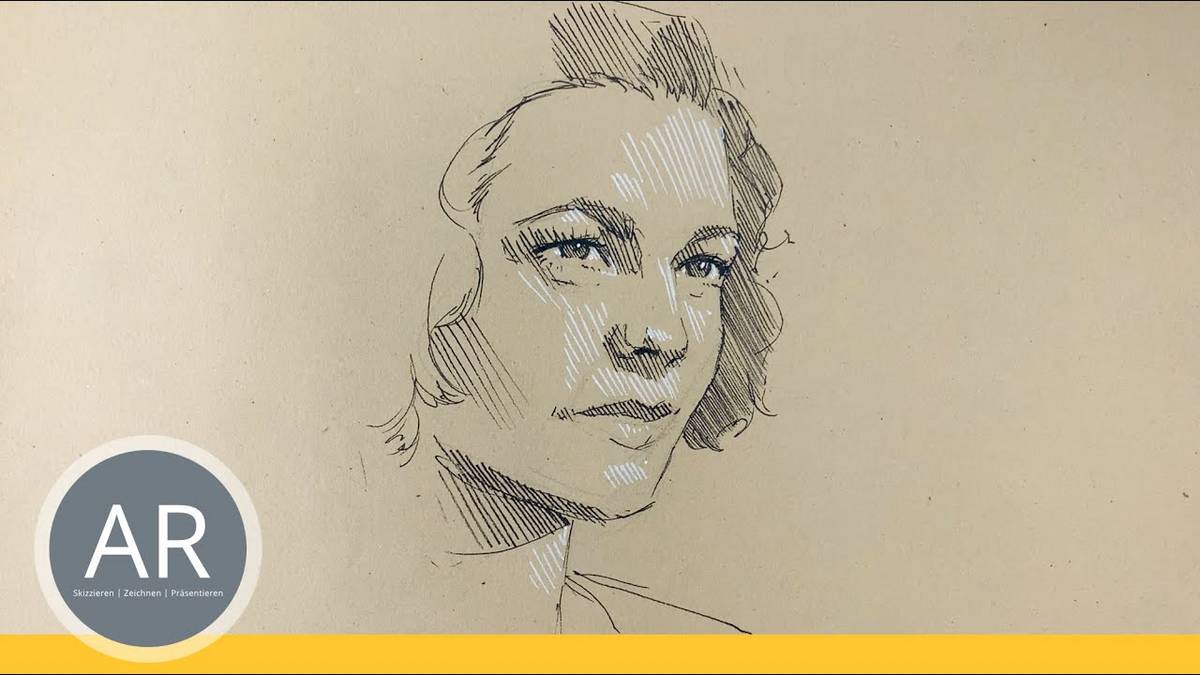 Realistische Portraits zeichnen lernen. Porträt Zeichenkurse Akademie