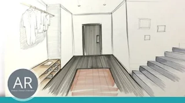 Räume in Perspektive zeichnen - Fortbildung für Interior Designer