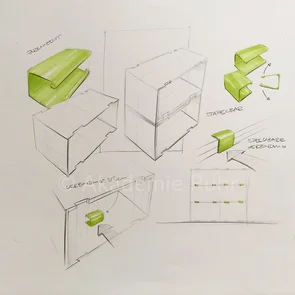 In unserem Workshop für Schreiner erfahren Sie wie Sie erklärende Skizzen und Funktionsskizzen erstellen können.
