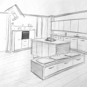 In unserem Workshop für Küchen Designer erfahren Sie, wie Sie ausgehend von jeder beliebigen Grundrissskizze die Raumsituation in Perspektive visualisieren können.