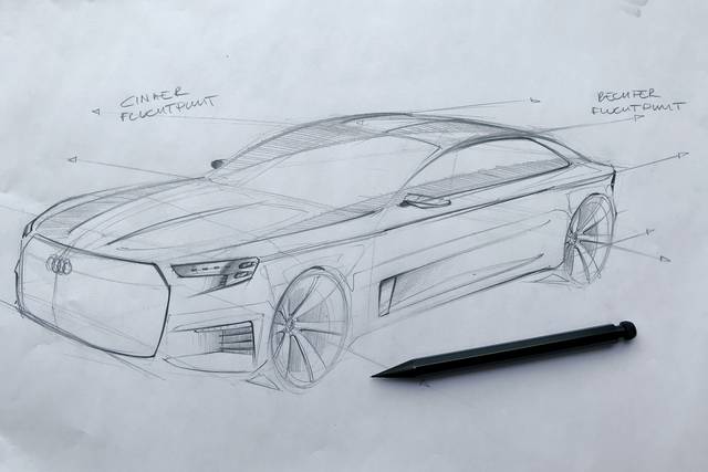 Autos zeichnen lernen. In unserem Zeichenkurs lernst du Autos in Perspektive zu zeichnen.