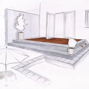 In unserem Workshop für Stein Design lernen Sie, wie Sie verschiedene Oberfläche realistisch kolorieren und darstellen können.
