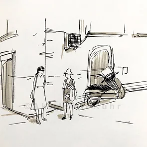 Urban Sketching Menschen zeichnen